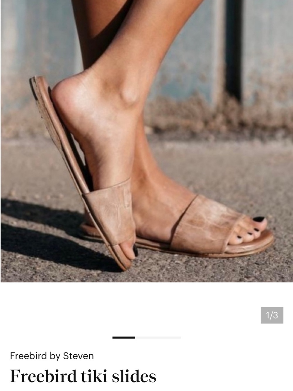Freebird by Steven Light Brown Slide Sandals